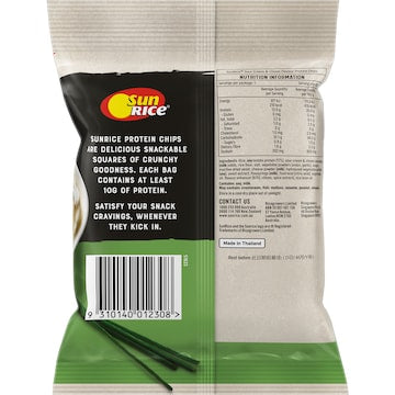 Sunrice Protein Chips Sour Cream & Chives 50g