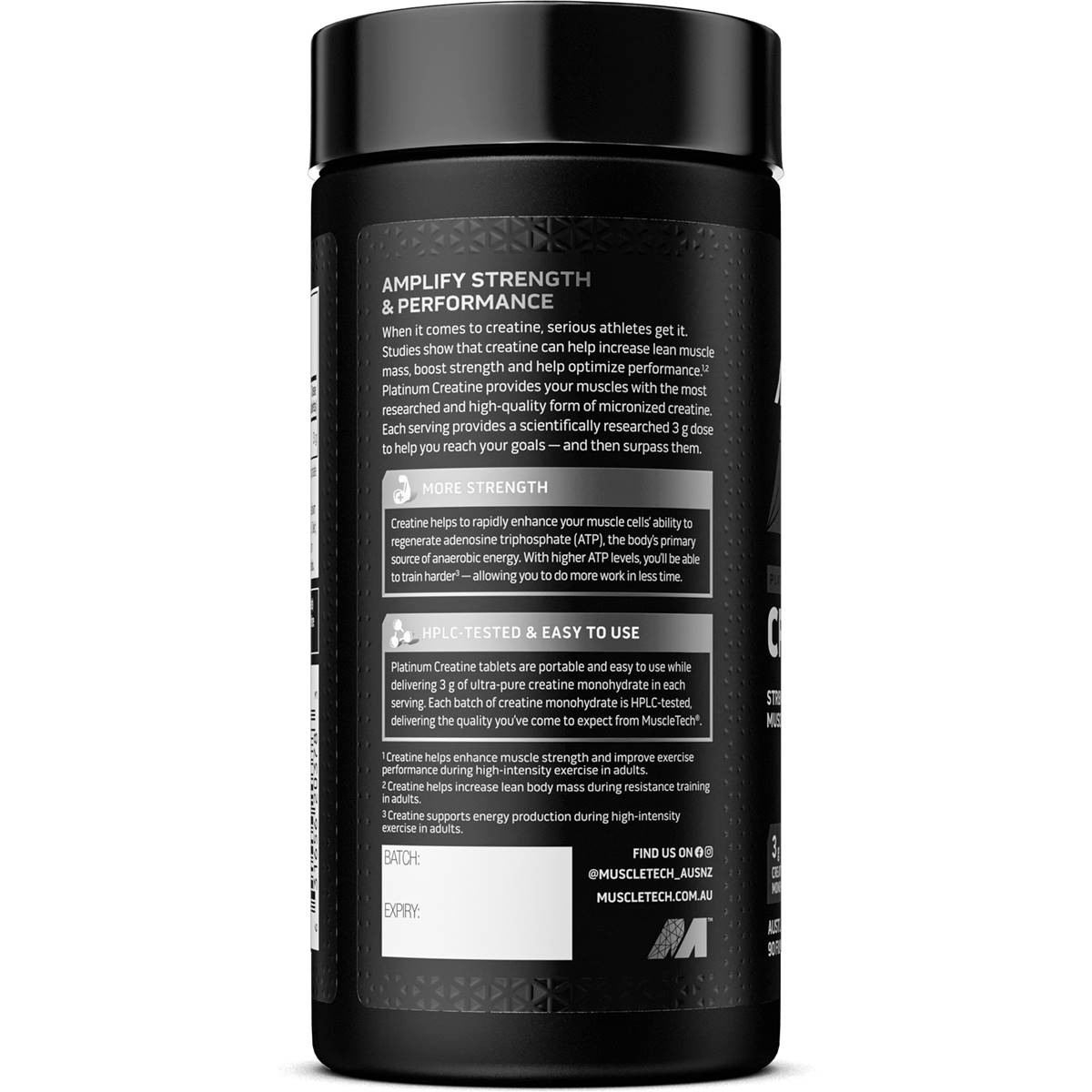 Muscle Tech Platinum Creatine Tablets 90 pack