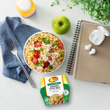 Sunrice Microwave Chicken Style Flavoured Rice Cups 2x125g 250g