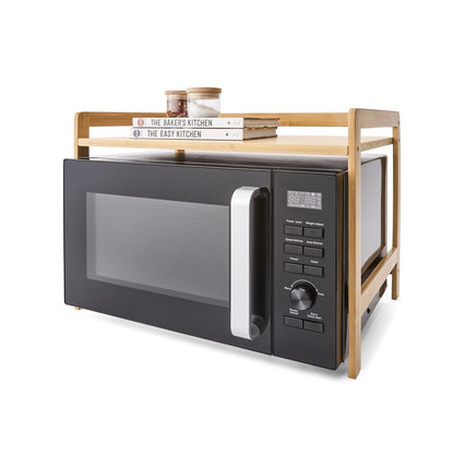 Bamboo Over Microwave Shelf