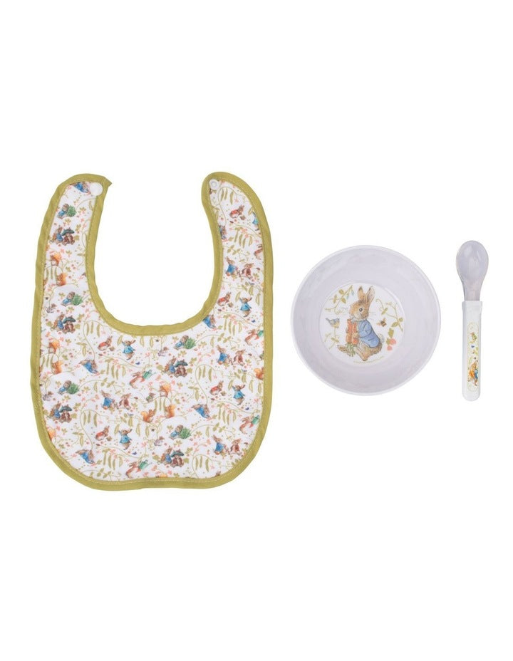 First Feeding 3 Piece Set in Cream