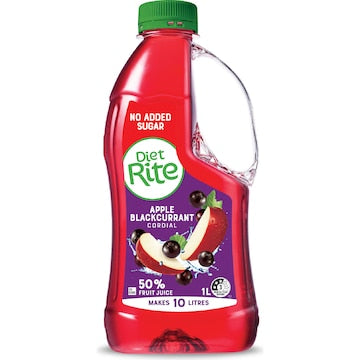 Apple Blackcurrant Flavoured Drink Concentrate 1L