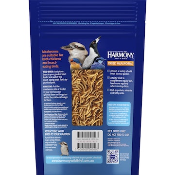 Harmony Wild Bird Dried Mealworms 120g