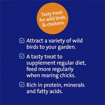 Harmony Wild Bird Dried Mealworms 120g