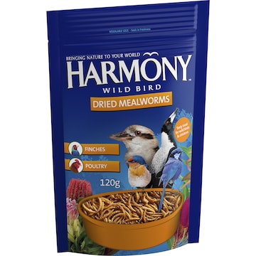 Harmony Wild Bird Dried Mealworms 120g