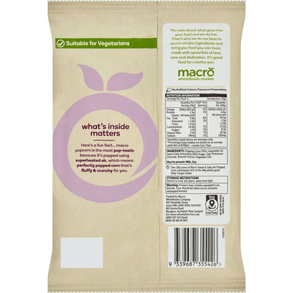 Macro Wholefoods Market Air Popped Corn Sweet & Salty 20g