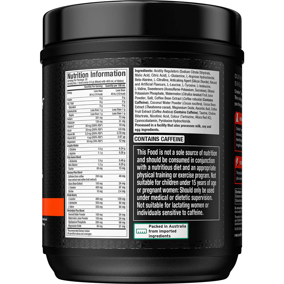 Muscle Tech Shatter Pre-Workout Tropical Paradise Flavour 387g