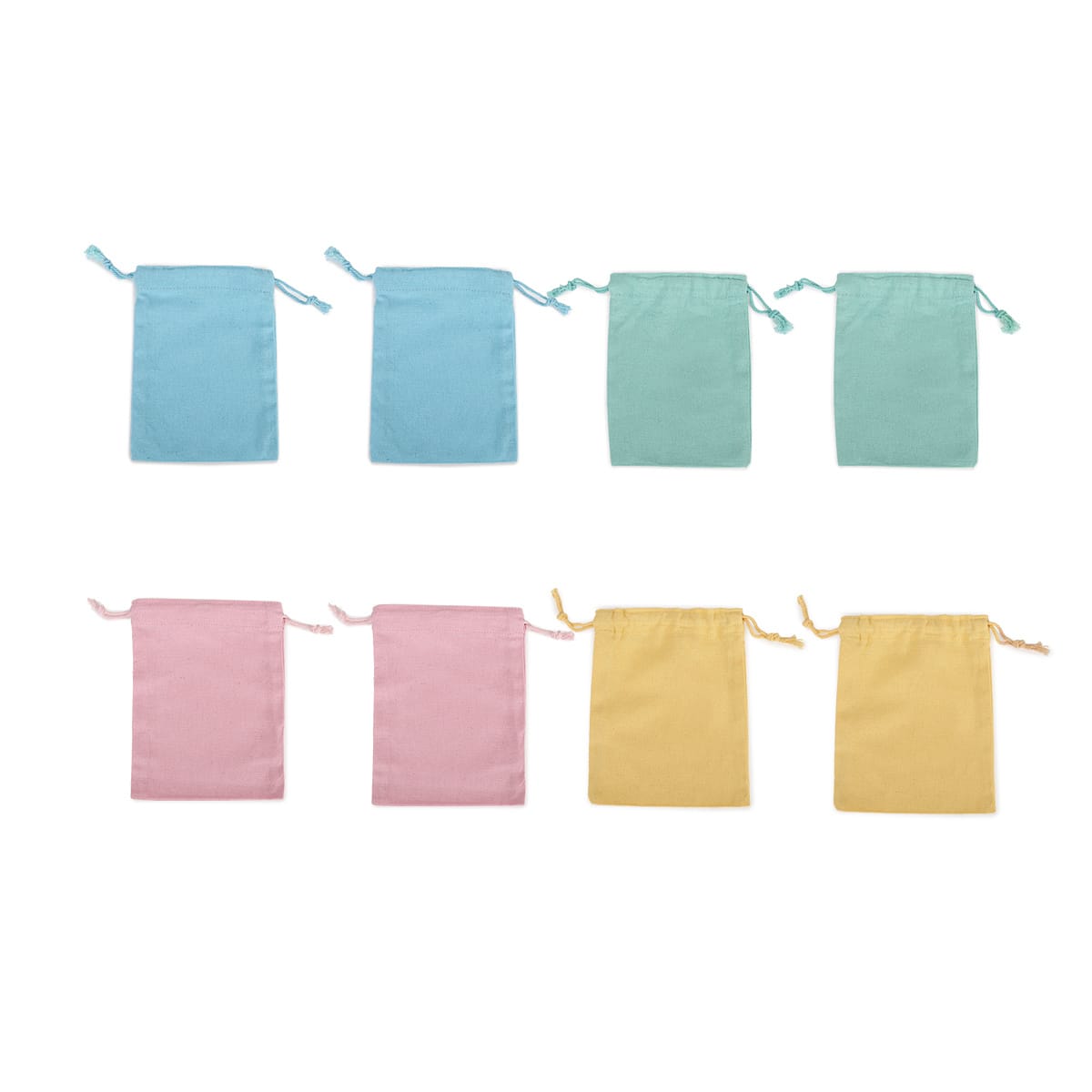 8 Pack Fabric Loot Bags
