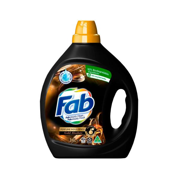 FAB LAUNDRY LIQUID GOLD ABSOLUTE 3.6 LITRE