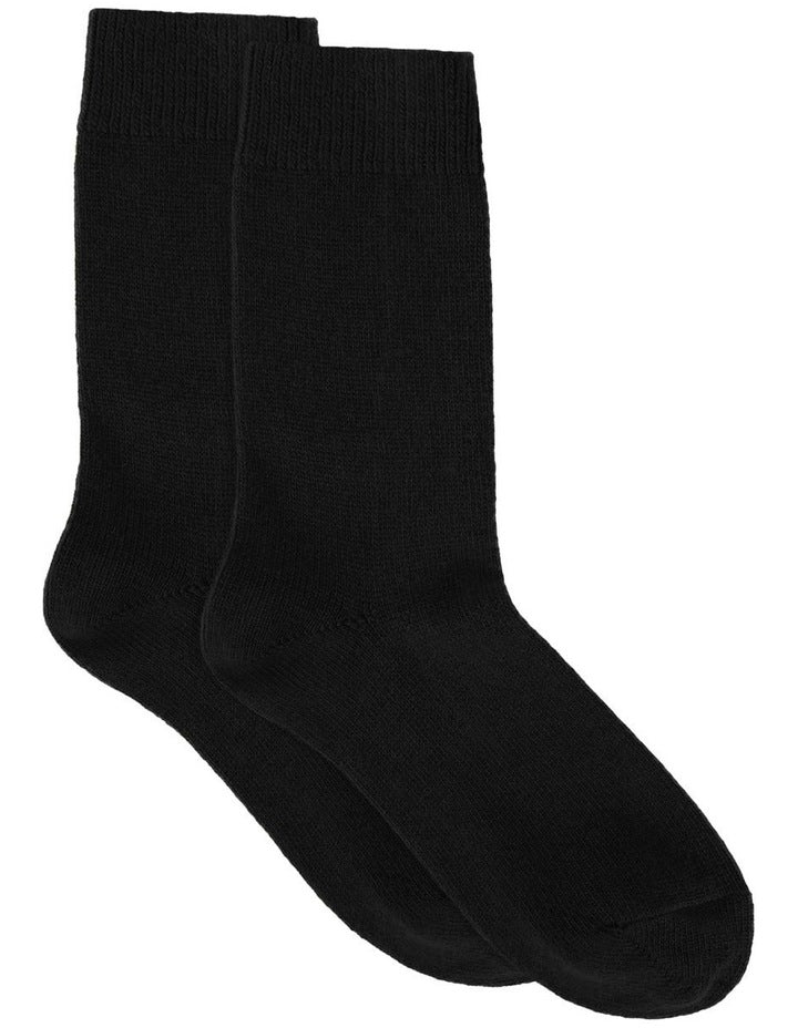 Pina Crew Length Socks in Nero
