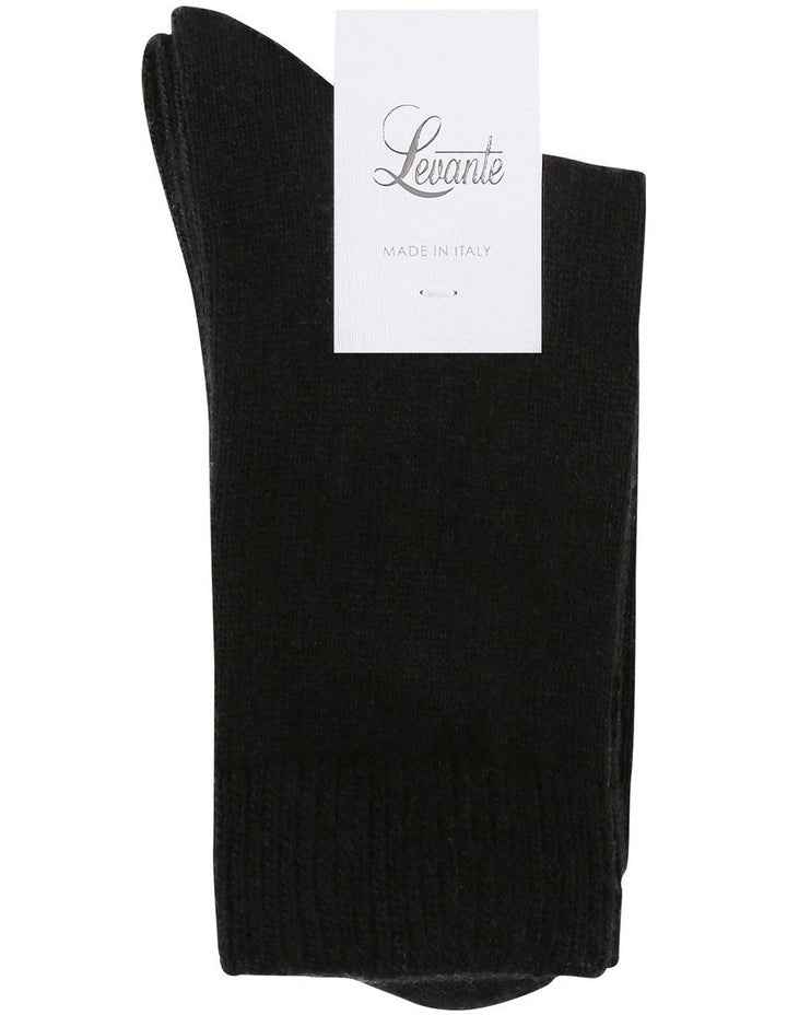 Pina Crew Length Socks in Nero