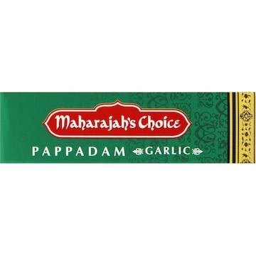 Maharajah's Choice Garlic Pappadams 100g