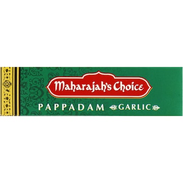 Maharajah's Choice Garlic Pappadams 100g