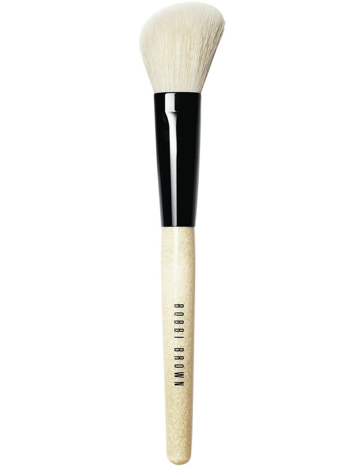 Angled Face Brush in Gold