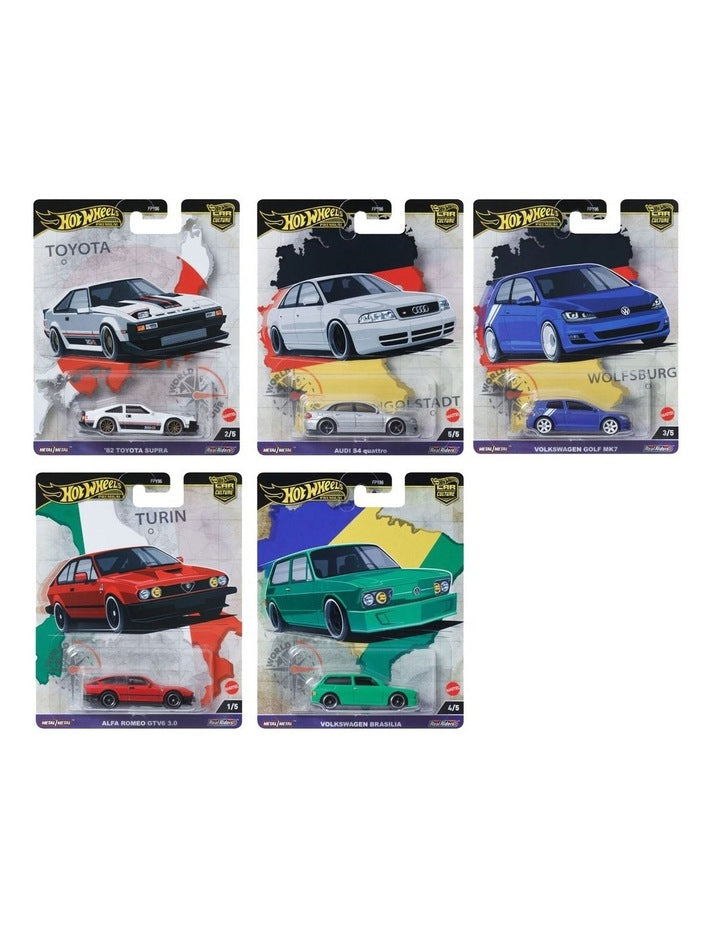 Car Culture 1:64 Scale Cars (Randomly Selected)