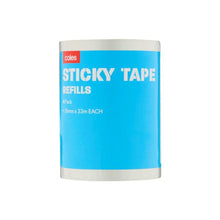 COLES STICKY TAPE REFILLS 4 PACK