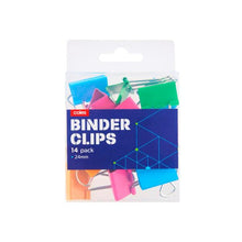 Assorted Binder Clips 24mm