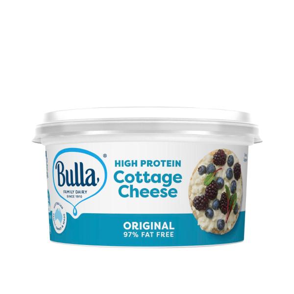 BULLA DAIRY LOW FAT CHEESE COTTAGE ORIGINAL 200G