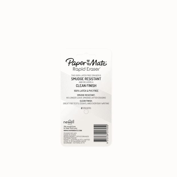 Paper Mate Rapid Erasers - Set of 2