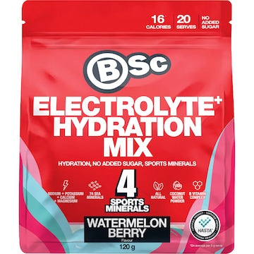 BSc Electrolyte+ Hydration Mix Watermelon Berry 120g