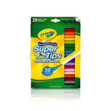 CRAYOLA SUPER TIPS WASHABLE MED TIP MARKERS 20 PACK