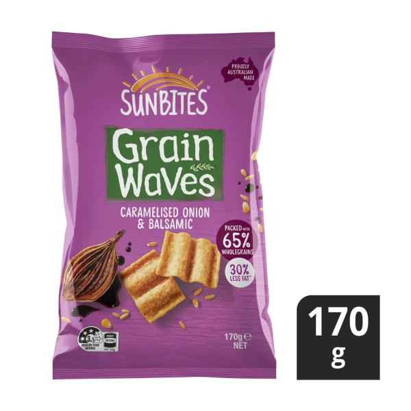 Grain Waves Caramelised Onion And Balsamic Vinegar Chips