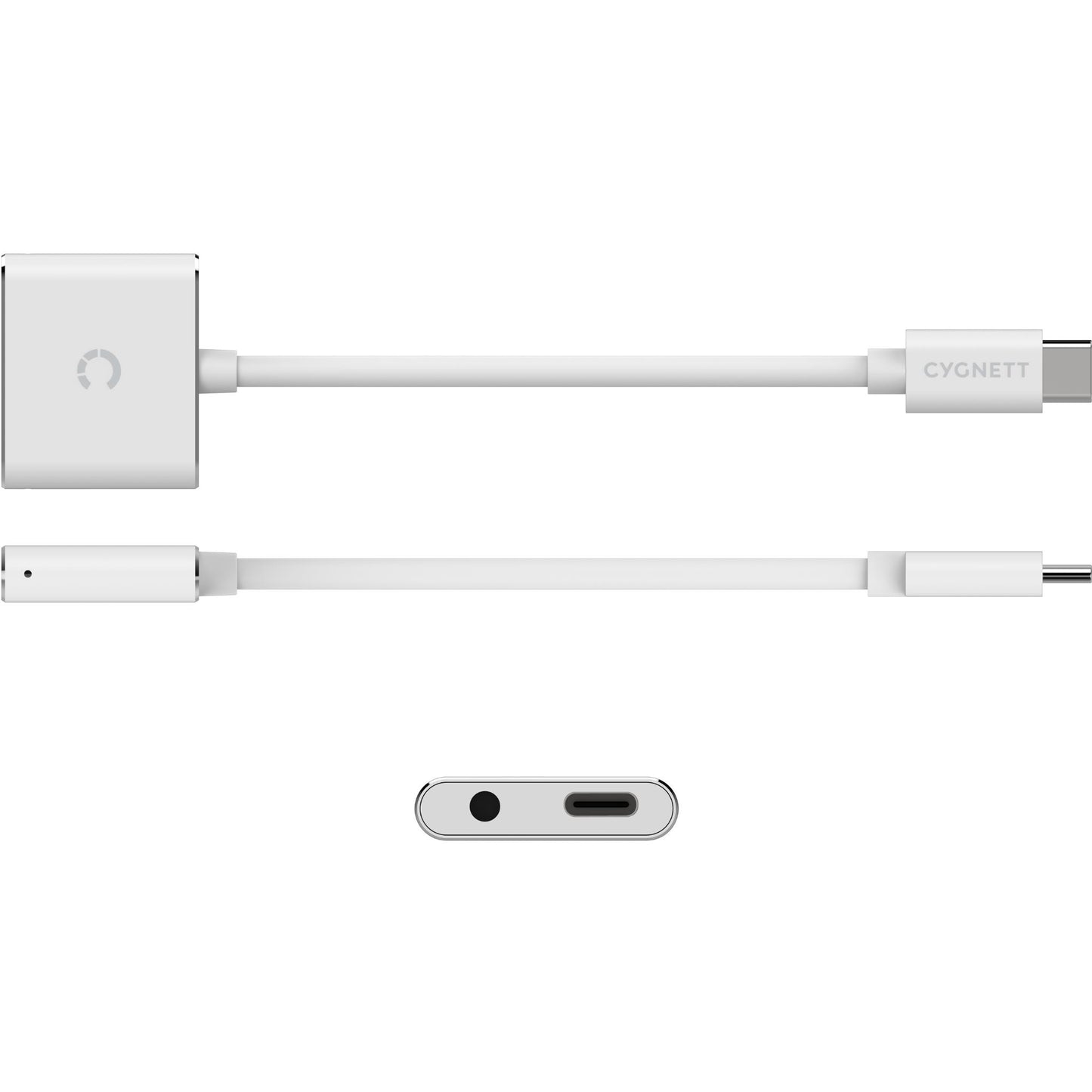 Cygnett USB-C Audio & Charge Adapter