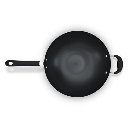 Carbon Steel Wok, 34cm - Anko