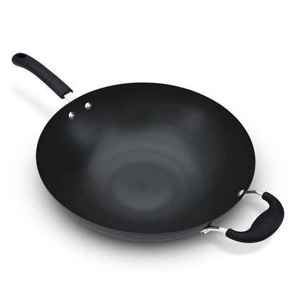 Carbon Steel Wok, 34cm - Anko