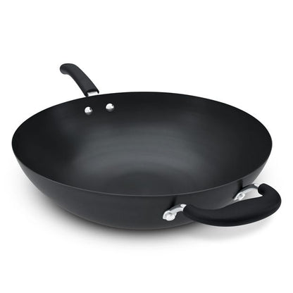 Carbon Steel Wok, 34cm - Anko