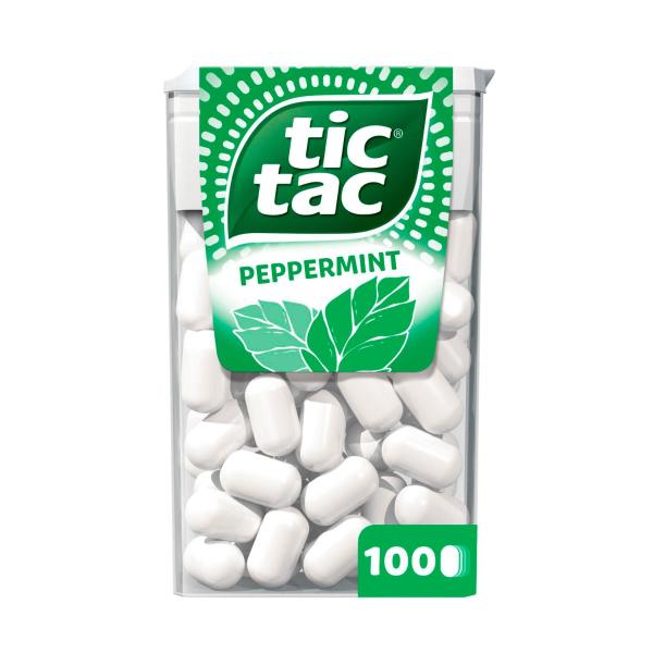 TIC TAC T100:PEPPERMINT MINTS:.:49 GRAM