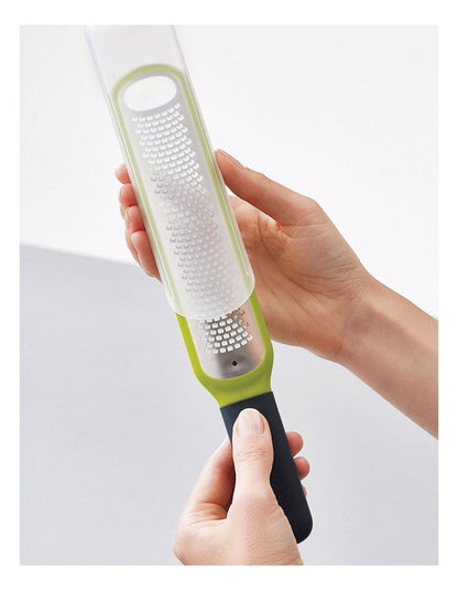 Handi Zest Mini Zester with Cleaning Blade in Green