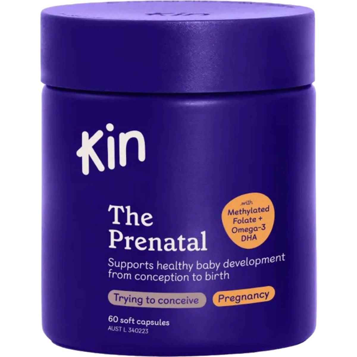 Kin The Prenatal Soft Capsules 60 Pack (Sale)