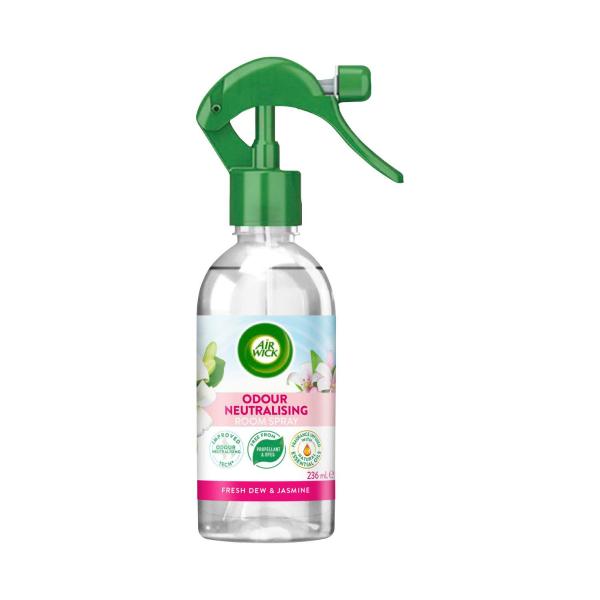 AIR WICK ODOUR NEUTRALISING SPRAY FRESH DEW & JASMINE 236 ML