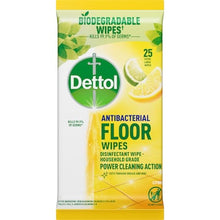 Dettol Antibacterial Floor Cleaning Wipes Lemon And Lime 25 pack