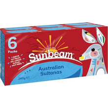 Sunbeam Australian Sultanas 6 pack