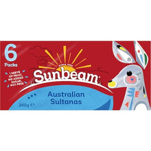 Sunbeam Australian Sultanas 240g 6 pack