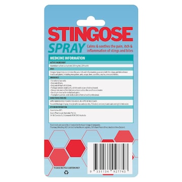 Stingose Antiseptic Spray 25mL
