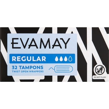 Evamay Regular Tampons 32 pack