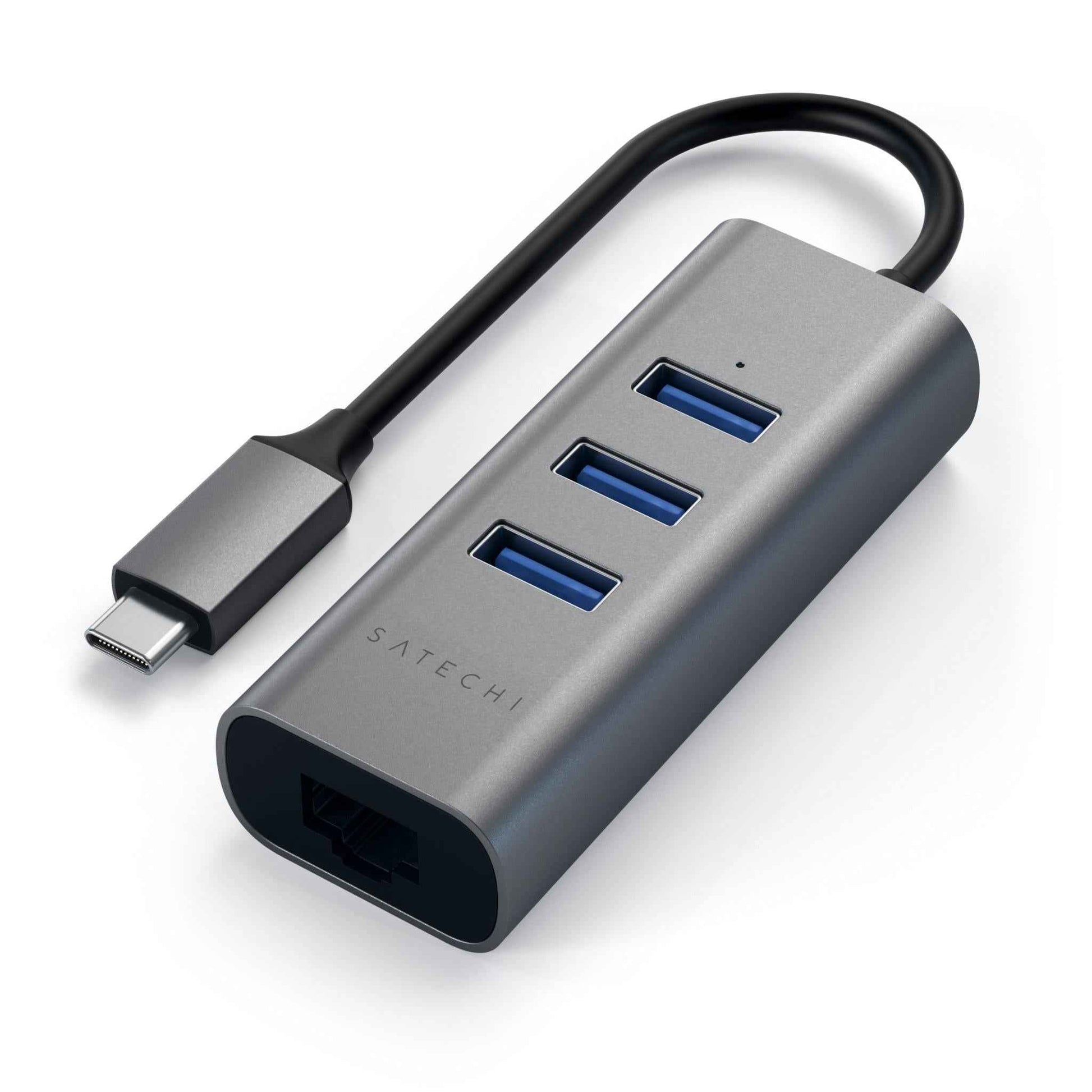 Satechi USB-C 2-in-1 USB 3.0 3-Port Hub & Ethernet