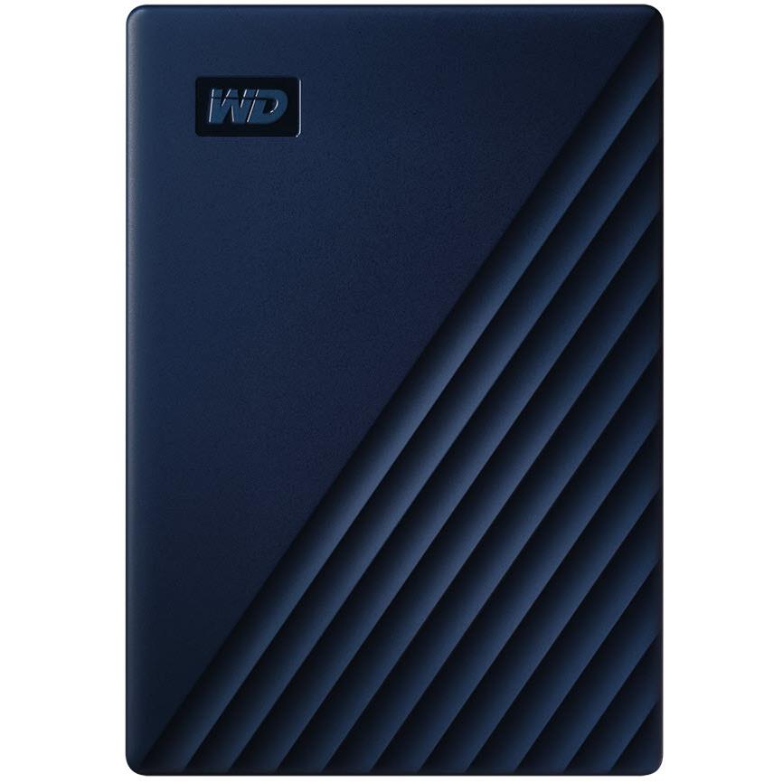 WD My Passport 4TB Portable Hard Drive for Mac [2019](Midnight Blue)