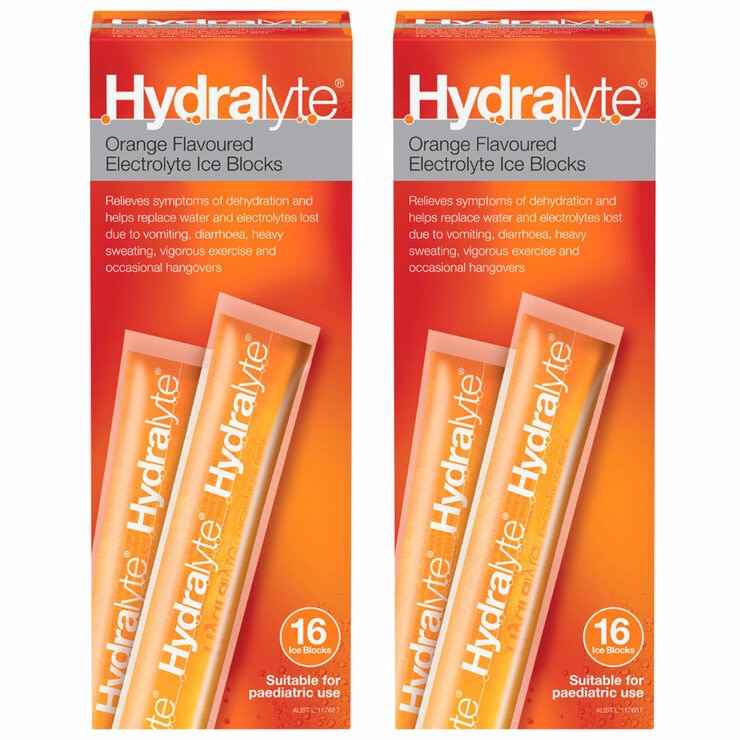 Electrolyte Ice Blocks - Orange Flavour