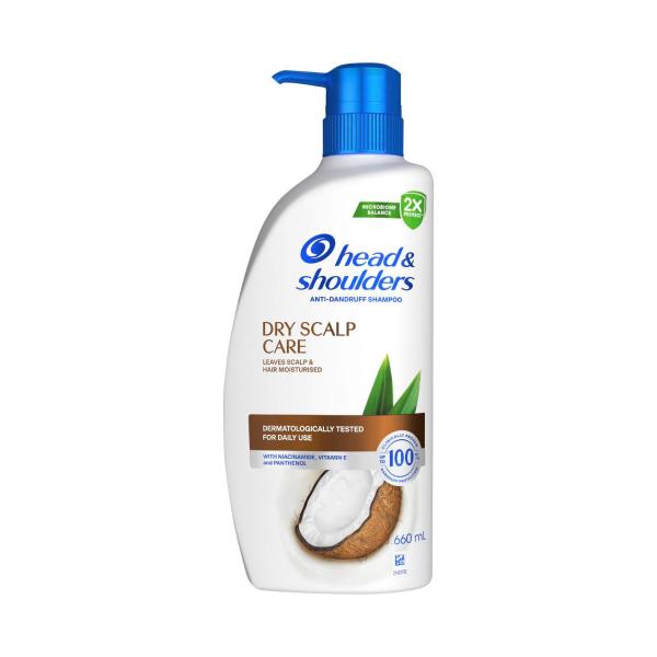 HEAD AND SHOULDERS ANTI-DANDRUFF SHAMPOO DRY SCALP CARE 660ML