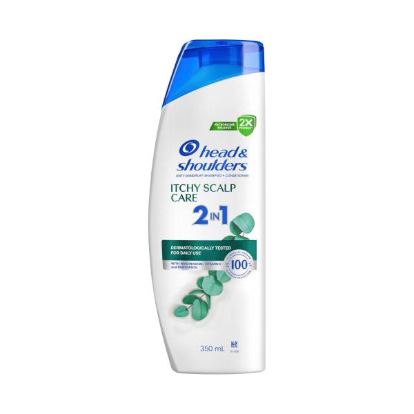 HEAD AND SHOULDERS ANTI-DANDRUFF SHAMPOO + CONDITIONER ITCHY SCALP CARE 350ML