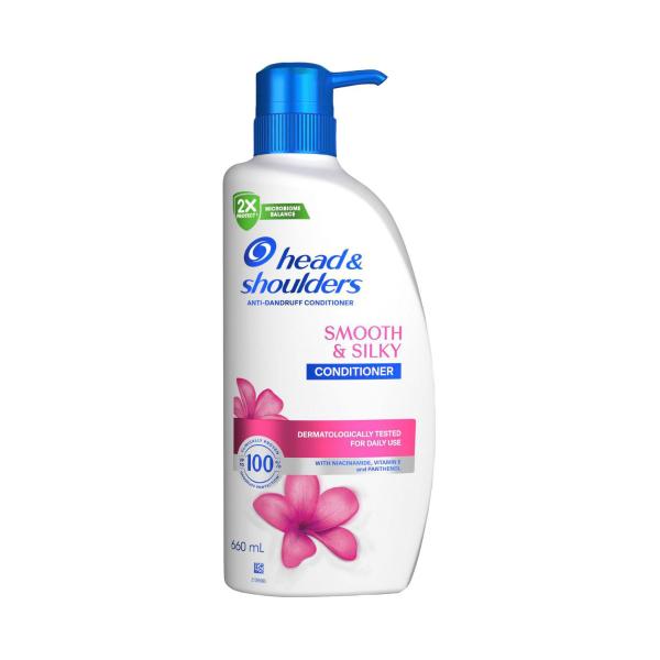 HEAD AND SHOULDERS ANTI-DANDRUFF CONDITIONER SMOOTH & SILKY 660ML