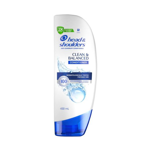 HEAD & SHOULDERS CONDITIONER CLEAN BALANCED 400ML