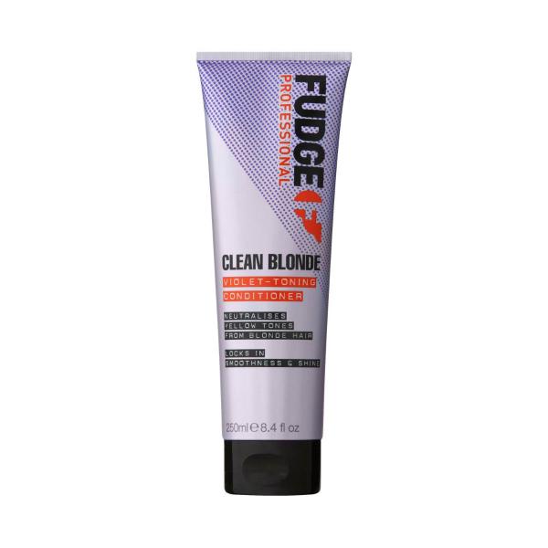 FUDGE PROFESSIONAL CLEAN BLONDE VIOLET PURPLE TONING CONDITIONER 250ML