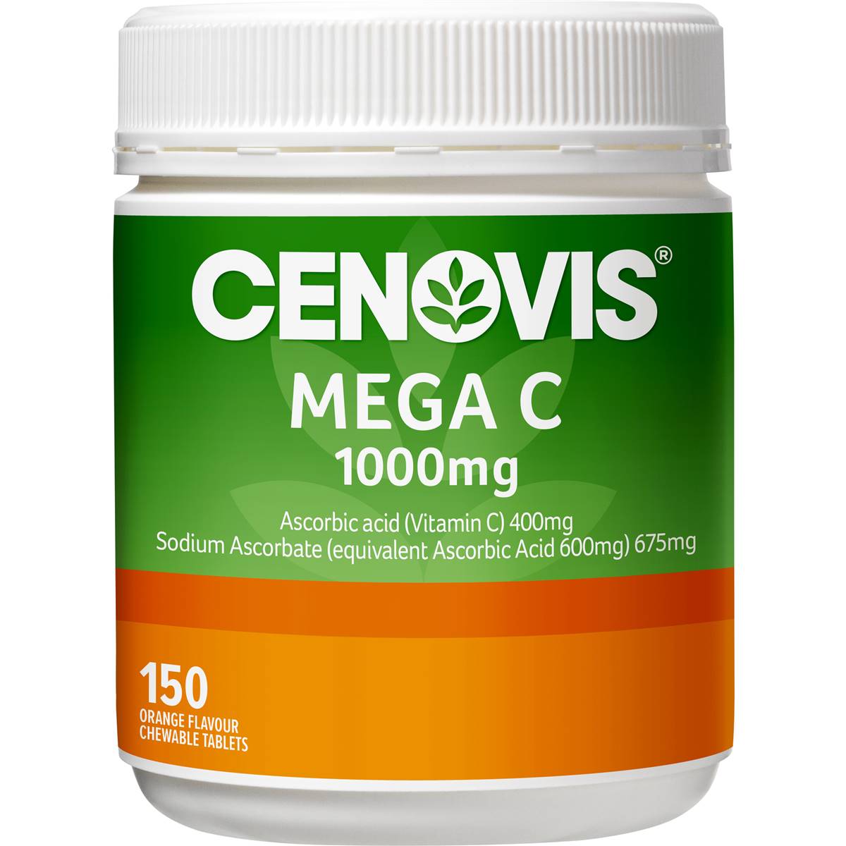 Cenovis Mega c 1000mg Chewable Tablets 150 Pack