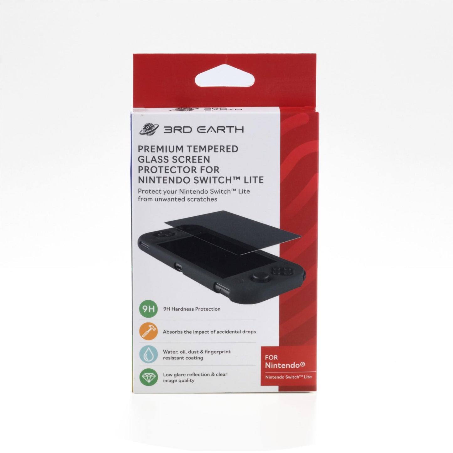 3rd Earth Premium 9H Tempered Glass Screen Protector for Nintendo Switch™ Lite