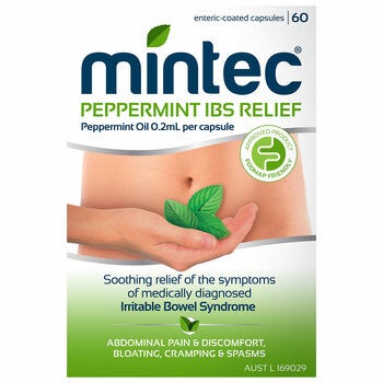 Mintec Peppermint IBS Relief 60 Capsules